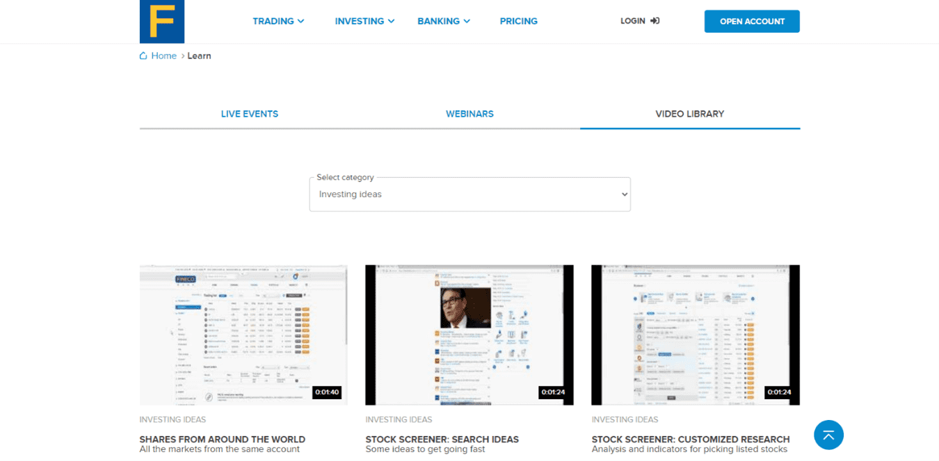 Videoteca Fineco Bank Videoteca Fineco Bank